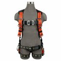 Safewaze V-Line Construction Harness: 3D, MB Chest, FD, TB Legs FS99160-EFD